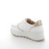 Igi&Co 7661422 Womens Lace Shoe with wedge in leather for ladies white-gold